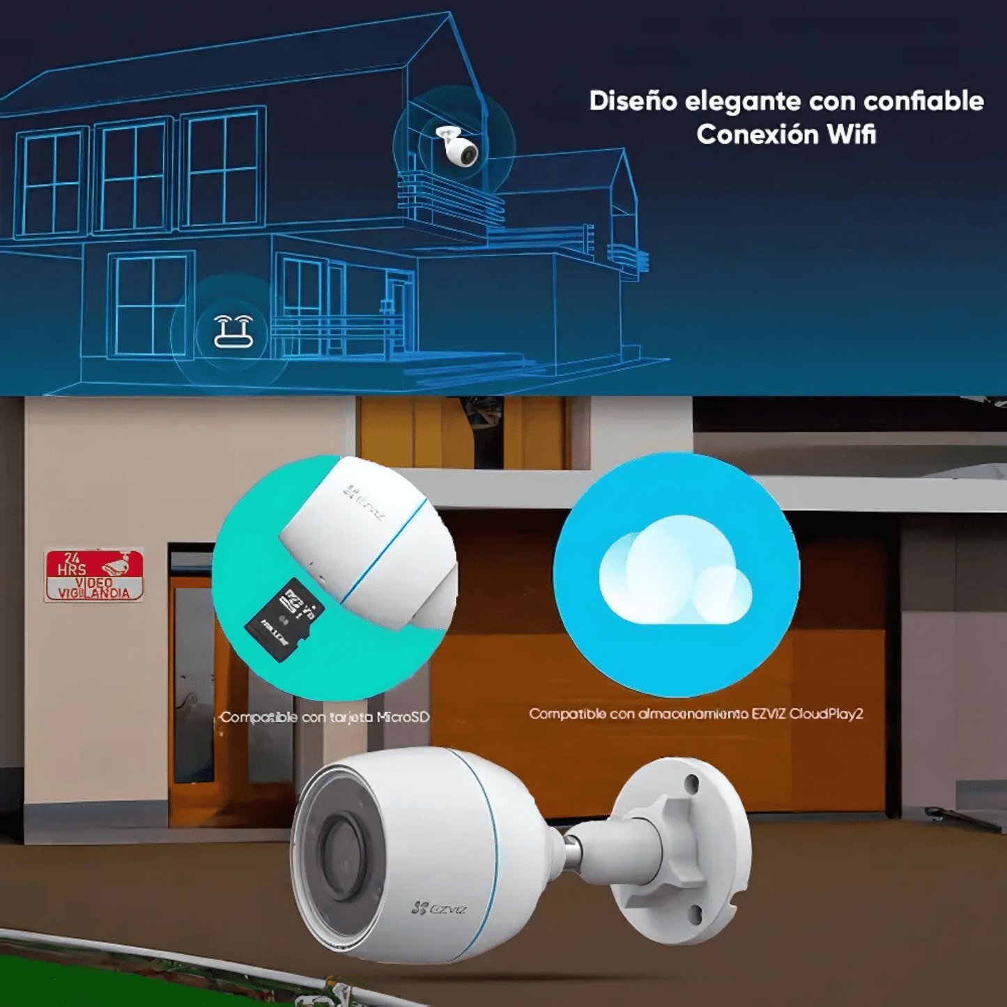 Cámara EZVIZ H3c Exterior