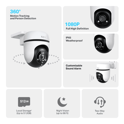 Cámara TP-Link Tapo C500 360 Exterior